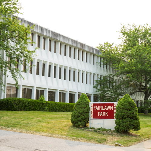 Exterior of the office building